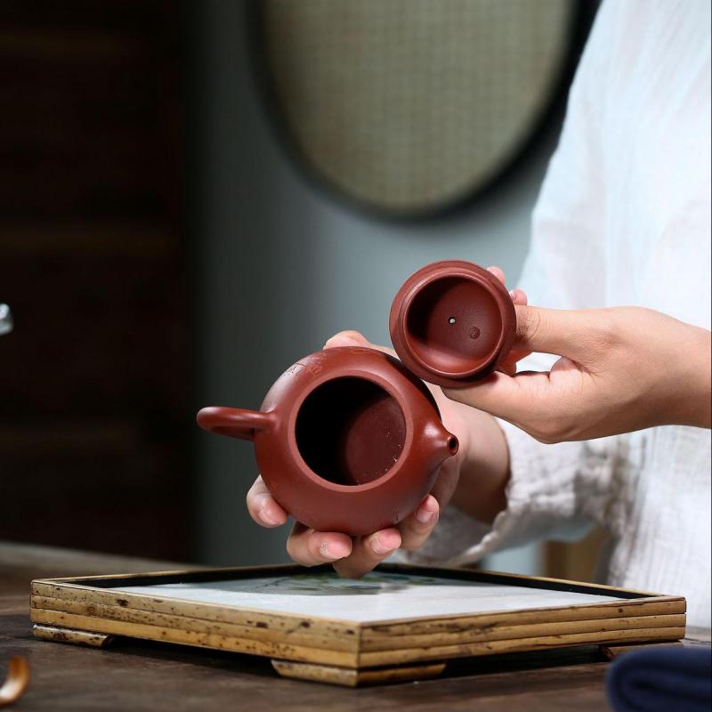 Handmade Purple Clay Teapot